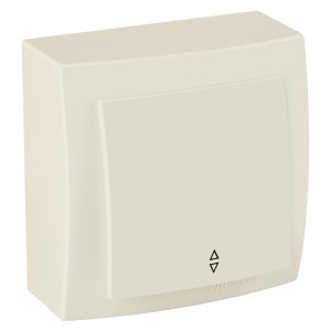 Nilson THEMIS выкл. проходн. ОУ 1 кл. крем. 26121007