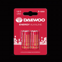 Э/п Daewoo Energy Alkaline LR03/286 BL6 (72!!!)