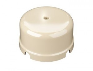 МЕЗОНИНЪ РЕТРО УСАДЬБА коробка распред. 80х40мм ОУ ABS-пластик  СЛОН. КОСТЬ  GE30236-02