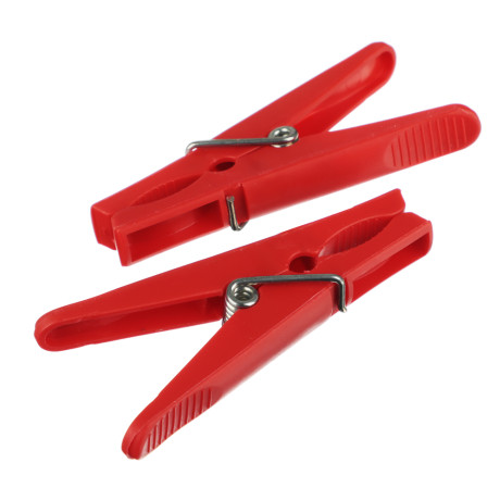 Набор прищепок 12шт, пластик, "Дельфин"