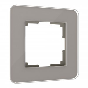 Werkel рамка СУ 1 мест. Elite (дымчатый, стекло) W0012417 a057874