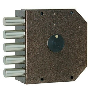 Гардиан Замок накладной тяж. 2007 Левый (ЗК503Н-02/125мм) вертик.ключевина 5кл  б/о (6)