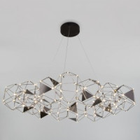 Eurosvet св-к св/д подвес. 66W 4000K 6579lm 1060х1060х2000 черн жемч Uma Умный дом 90369/15 a065036