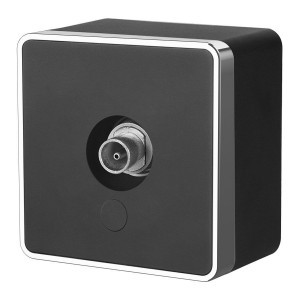 Werkel роз. ОУ TV 1 мест. оконечная Gallant (черный/хром) a050969 W5083035