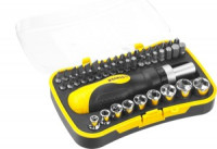 Набор STAYER &quot;MASTER&quot; &quot;ТECHNO&quot;: Отвертки, реверс отвертка, биты 35шт, адаптер для торц голов, торц г