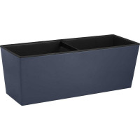 Балконный ящик ЛОНДОН 40 см со вставкой вулканический серый х6