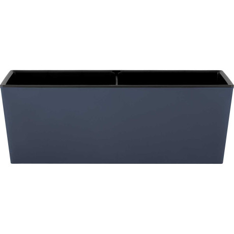 Балконный ящик ЛОНДОН 40 см со вставкой вулканический серый х6