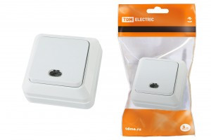 TDM Ладога выкл. ОУ 1 кл. 10А бел. (инд.) (10!) SQ1801-0009