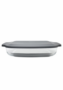 Форма д/запекания стекло прямоуг 3,8л 38*25,4*6,5см с пласт.крышк Сайма 84087 Master House