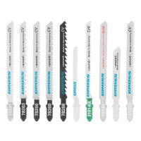 Набор полотен для электролобзика универсальный, 10 шт, Profi, пластиковый кейс Gross