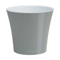 Кашпо АРТЕ 1,2 л Металлик белый Сантино х36
