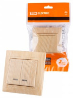 TDM Лама выкл. СУ 2 кл. 10А инд. сосна SQ1815-0305