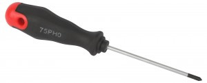 ЭРА отвертка PH 0х75 мм  крестовая, двухкомпонентная ручка магнитн.наконеч. 55836