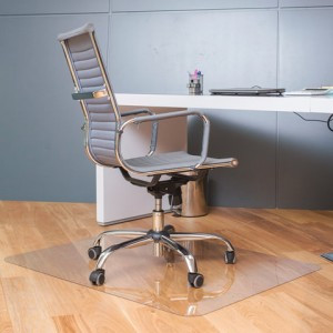 Коврик защитный д/напольных покрытий BRABIX, поликарбонат, 100х120 см, глянец, толщина 1 мм, 604846