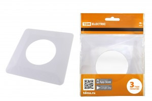 TDM защита стены под выкл./роз. 130х130 мм, белая SQ1822-0002