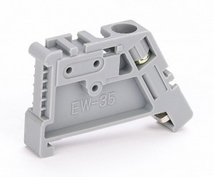 DEKraft ФК-102-01 ограничитель пласт. на DIN-рейку с 1 винтом фиксатор 32057DEK (100!)