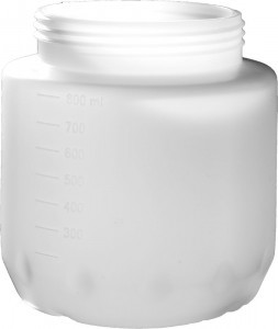 Бачок ЗУБР "МАСТЕР" для краскопультов электрических, 800мл