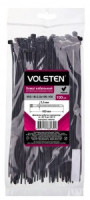 Volsten хомут 2,5х100мм нейлон, черный V02-1B-2,5х100-100 (уп. 100 шт., цена за уп.)