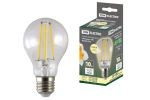 TDM ЛОН A60 E27 10W(1050lm) 2700K 2K филамент, прозр. SQ0340-0273