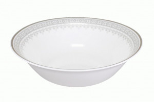 Салатник Цветочное кружево 23см, 1250мл стеклокерамика (кратность 3шт!!!) МФК LFBW90/H230302