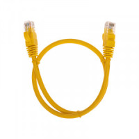 REXANT коммутац. шнур (патч-корд) U/UTP, cat6, 0,5м, литой, RJ45-RJ45, LSZH, желтый, 02-0295-05