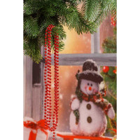 Цепь новогодняя Т186-4 1,8м Шарик d-0.7см крас х24