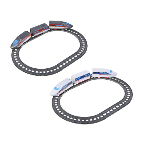 ИГРОЛЕНД Железная дорога "Скоростной экспресс", PP, PS, движение, 2хАА, 28х20х5см, 2 дизайна