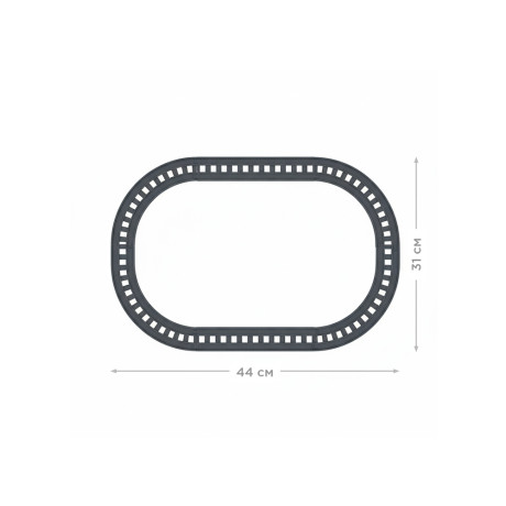 ИГРОЛЕНД Железная дорога "Скоростной экспресс", PP, PS, движение, 2хАА, 28х20х5см, 2 дизайна