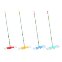 VETTA Швабра с насадкой из микрофибры, черенок окр. Металл 120см, с рисунком, арт. NP-2013