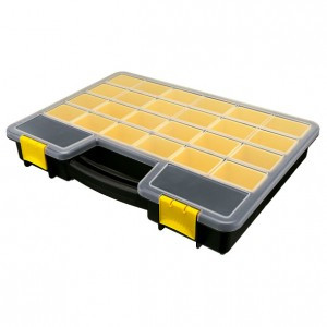 Органайзер "WORKER PRO" 16" 390х295х60мм серый 435228611 Бытпласт