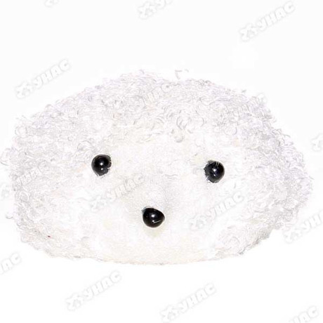 Фигурка новогод. Ежик 10см белый AN-117(294)