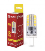 ASD/InHome лампа св/д VC JC G4 12V 3W(290lm) 3000K 2K 38x13 (без пульсации) 8924