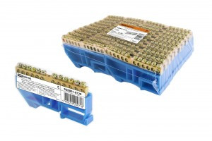 TDM шина нул. с изолят. на DIN-рейку 6х9мм стойка бол. 12 отв. инд. штрихкод (20!) SQ0801-0129