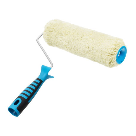 Валик для фасадных работ синтетический с двухкомпонентной ручкой, 250 мм, ворс 18 мм, D 48 мм, D ручки 6 мм, полиакрил Matrix