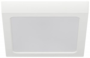 ЭРА св-к накл. св/д даунлайт 24W(2020lm) 4000K 4K 225х225x35 квадр. 185-265В IP40 LED 20 57433