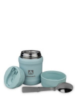 Термос Арктика 311-500 широкое горло 0,5л, складн. ложка, голубой