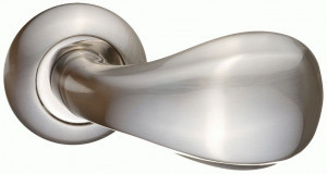 Ручка дверная компл.квадрат.основ. РЕНЦ Сильвия никель матовый INDH 12-08 SN