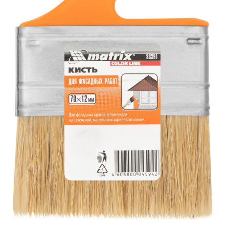 Кисть флейцевая "Фасад" Color Line  70 х 12 мм Matrix
