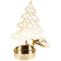 Подсвечник "Елочка", 10,5x9x4,5см, металл Волшебная страна