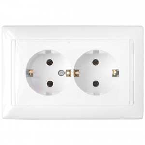 Bylectrica СТИЛЬ Роз. 2 мест. СУ (земля) белый, (РС16-313)