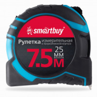 Smartbuy Рулетка измерительная, 7,5мх25мм, прорезиненный корпус, SBT-MTP-7525P4