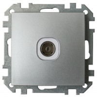 Bylectrica СТИЛЬ мех. розетки TV серебро, (ТР-043 серебро)