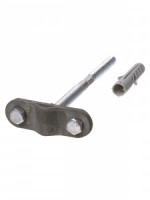 TDM Держатель фасадный для прута 6-10мм, длина 200мм,дюбель,стальной зажим,термодиффузия SQ2402-3114