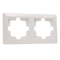 Bylectrica СТИЛЬ рамка 2 мест. СУ перламутр (ЮЛИГ.735212.215 перламутр)