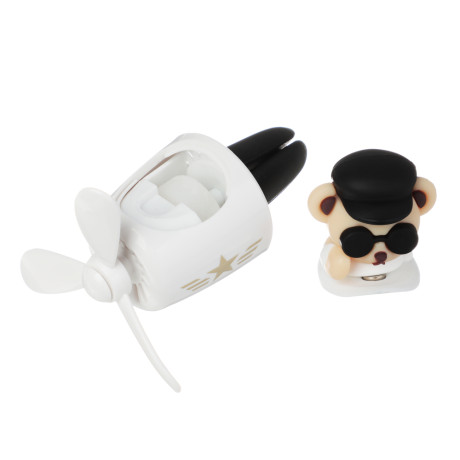 NEW GALAXY Ароматизатор в форме Медведя, белый, 2,4 гр., ocean