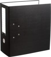 Папка с арочн.мех рег-р PVC  без мет/уг 125мм черная 1106933