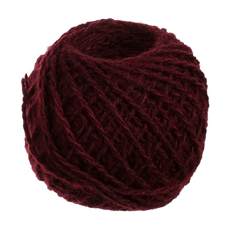 Пряжа в клубках акрил 100м/40-42 гр, цвет бордо