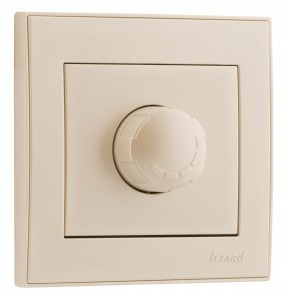 Lezard RAIN диммер СУ 800W жемчужно-бел. металлик (корпус PC) 703-3030-115