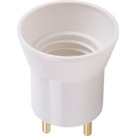 Ecola патрон-переходник вилка-патрон E27 Белый APU27WEAY (10!)