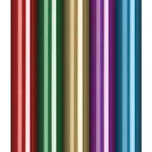 Упаковочная бумага глянц. 70*100см, MESHU, 60г/м2, ассорти 5 дизайнов Арт.360832